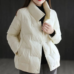 Women's Loose Fit Cotton Thicken Cardigan Parka