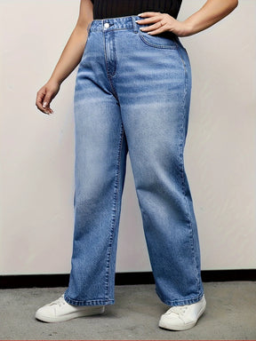 Women's Loose Fit Plus Size Jeans