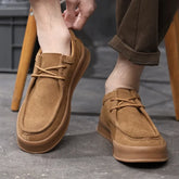 Men's Casual Spring Leather Low-Top Shoes