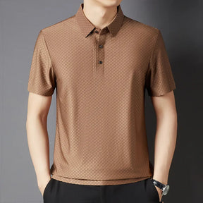 Men's Loose Fit Korean Casual Polo Shirt