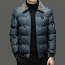 Men's Warm Fur Collar Padded Winter Jacket